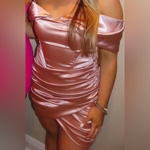 Medium Superdown Light Pink Cocktail Dress